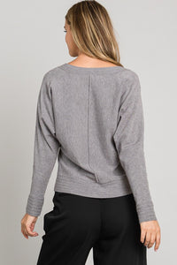 Cozy Elegance V-Neck Sweater