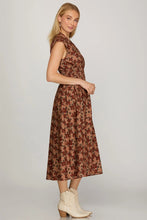 Load image into Gallery viewer, Vineyard Stroll Zip Front Dress

