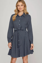 Load image into Gallery viewer, Elevated Striped Mini Dress

