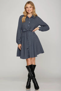 Elevated Striped Mini Dress