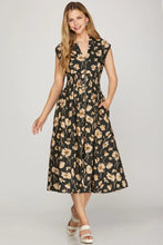 Load image into Gallery viewer, Moonlight Garden Front Zip Dress
