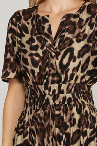 Wild Side Tiered Maxi Dress