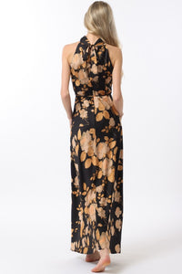 Golden Hour Mock Neck Maxi Dress