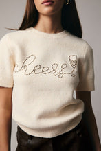 Load image into Gallery viewer, Cheers Rhinestone Cozy Sweater
