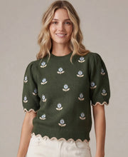 Load image into Gallery viewer, Bountiful Bliss Embroidered Sweater
