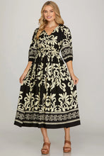 Load image into Gallery viewer, Night Sky Printed Midi Dress

