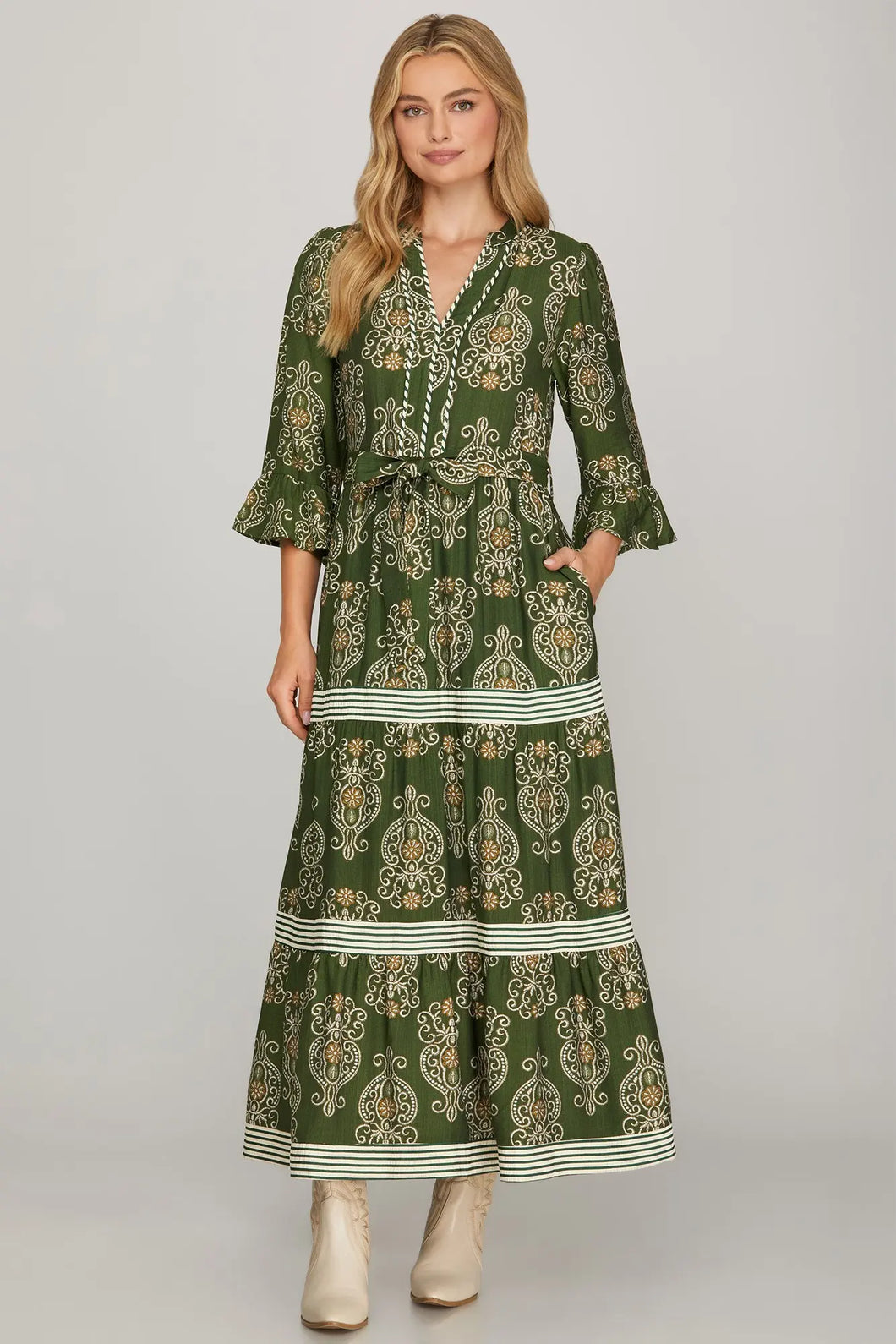 Dreamy Days Printed Maxi Dress