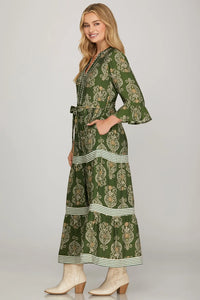 Dreamy Days Printed Maxi Dress