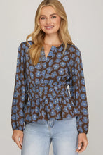 Load image into Gallery viewer, On The Go Floral Blouse
