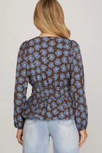 Load image into Gallery viewer, On The Go Floral Blouse
