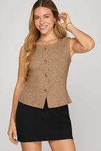 Load image into Gallery viewer, Latte Love Knit Vest
