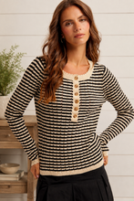 Load image into Gallery viewer, Stripe Appeal Long Sleeve Top
