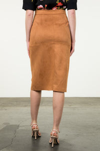 Canyon Chic Suede Skirt