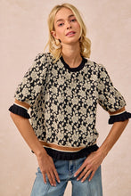 Load image into Gallery viewer, Midnight Rose Printed Sweater
