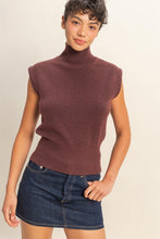 Load image into Gallery viewer, Harper Mock Neck Sleeveless Sweater
