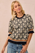 Load image into Gallery viewer, Midnight Rose Printed Sweater
