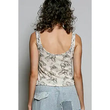 Load image into Gallery viewer, Chasing Butterflies Vintage Wash Tank Top
