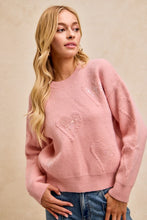 Load image into Gallery viewer, Heart That Sparkles Cozy Sweater
