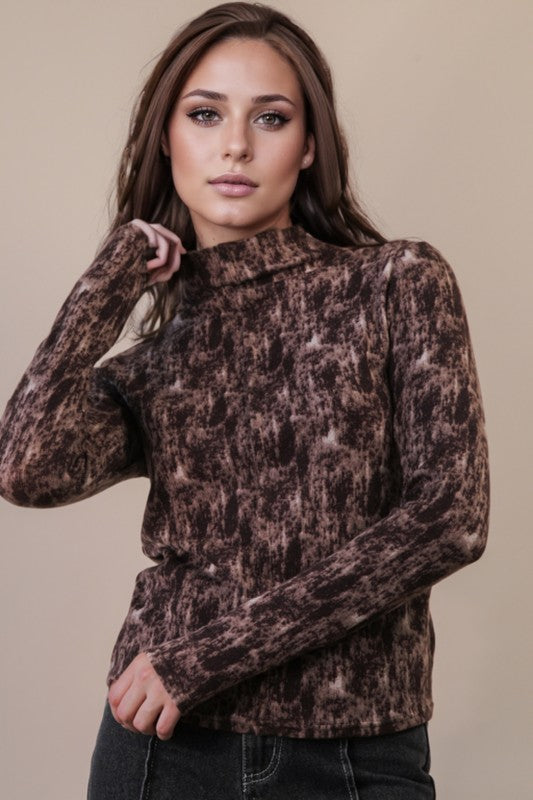 Such A Softy Printed Top