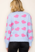 Load image into Gallery viewer, Blushing Hearts Pullover Sweater
