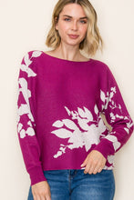 Load image into Gallery viewer, Berry Blossom Floral Sweater
