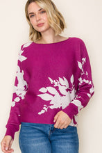 Load image into Gallery viewer, Berry Blossom Floral Sweater
