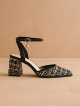 Load image into Gallery viewer, Princess Tweed Pointed Toe Heel
