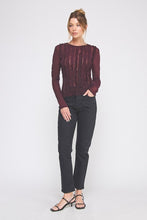 Load image into Gallery viewer, Mood Setter Ruffled Sheer Top
