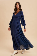Load image into Gallery viewer, Riviera Romance Lace Panel Maxi Dress
