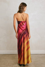 Load image into Gallery viewer, Solar Flare Strapless Maxi Dress
