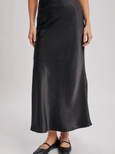 Load image into Gallery viewer, Refined Beauty Satin Midi Skirt
