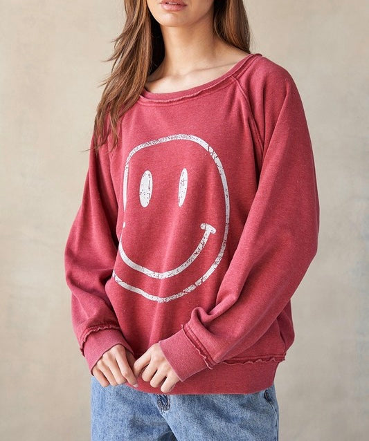 Oh Happy Day Smiley Sweatshirt