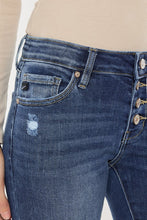 Load image into Gallery viewer, Vonnie Petite Mid Rise Flare Jeans
